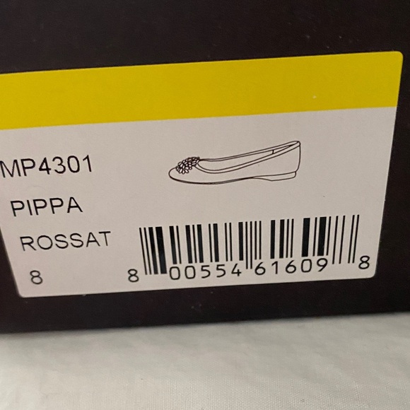 Badgley Mischka Pink Satin Flats with Crystal Detail - Picture 2 of 7